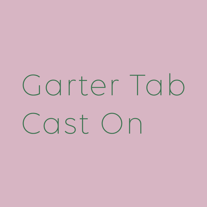 Garter Tab Cast-On
