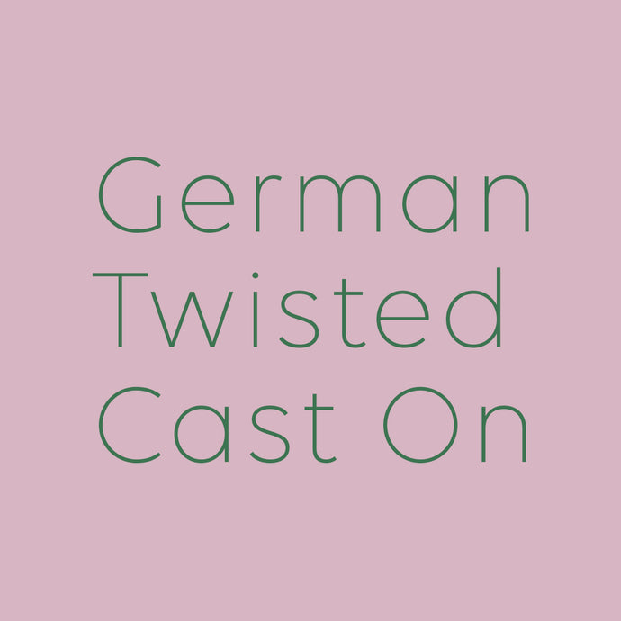 German Twisted Cast-On
