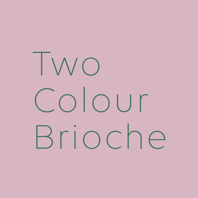 Two Colour Brioche Stitch