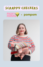 Load image into Gallery viewer, Scrappy Checkers Pullover by Picky Femme - ADULTS