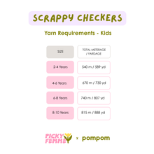 Load image into Gallery viewer, Scrappy Checkers Pullover by Picky Femme - KIDS