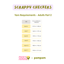 Load image into Gallery viewer, Scrappy Checkers Pullover by Picky Femme - ADULTS