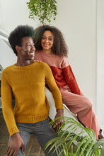 Load image into Gallery viewer, The best learn to knit book! Knit How by Lydia Gluck and Meghan Fernandes. Easy, beginner-friendly, simple pullover sweater knitting patterns.