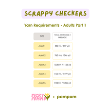 Load image into Gallery viewer, Scrappy Checkers Pullover by Picky Femme - ADULTS
