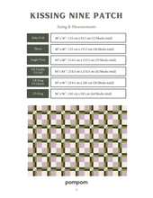 Load image into Gallery viewer, Kissing 9 Patch Quilt PDF Pattern by Lydia Gluck
