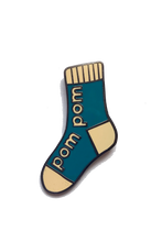 Load image into Gallery viewer, Pom Pom Enamel Sock Pin
